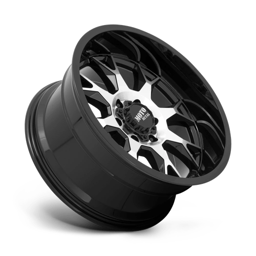 20X10 Moto Metal MO806 GLOSS BLACK MACHINED 6X135