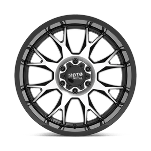 20X10 Moto Metal MO806 GLOSS BLACK MACHINED 5X127