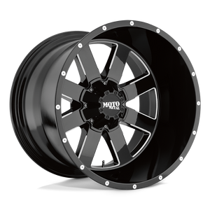 20X10 Moto Metal MO962 GLOSS BLACK MILLED 6X139.7
