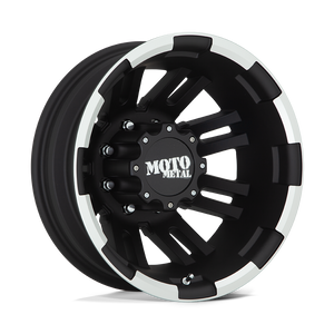 16X6 Moto Metal MO963 MATTE BLACK MACHINED 8X170