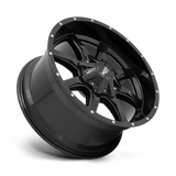 17X8 Moto Metal MO970 RIMS -  GLOSS BLACK W/ SPOT MILLED LIP 6X135