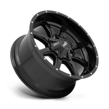 18X10 Moto Metal MO970 RIMS - GLOSS BLACK W/ SPOT MILLED LIP 8X170