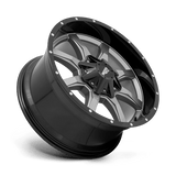 20X12 Moto Metal MO970 RIMS - GLOSS GRAY CENTER W/ G-BLK LIP 6X135/6X139.7