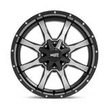 17X8 Moto Metal MO970 RIMS - GLOSS BLACK W/ MACHINED FACE 6X135/6X139.7