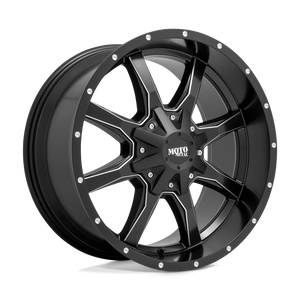 20X10 Moto Metal MO970 RIMS - SEMI GLOSS BLACK MILLED 6X135/6X139.7