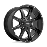 20X9 Moto Metal MO970 RIMS - SEMI GLOSS BLACK MILLED 6X135/6X139.7