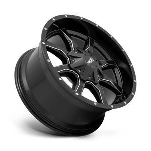 20X9 Moto Metal MO970 RIMS - SEMI GLOSS BLACK MILLED 6X135/6X139.7