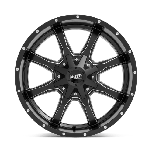 20X9 Moto Metal MO970 RIMS - SEMI GLOSS BLACK MILLED 6X135/6X139.7