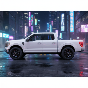 17X8 Moto Metal MO970 RIMS -  GLOSS BLACK W/ SPOT MILLED LIP 6X135