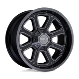 20X9 Moto Metal MO984 SHIFT RIMS - MATTE GRAY W/ G-BLK INSERTS 6X114.3