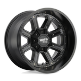 20X9 Moto Metal MO984 SHIFT RIMS - MATTE BLACK W/ G-BLK INSERTS 6X114.3