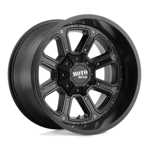 20X9 Moto Metal MO984 SHIFT RIMS - MATTE BLACK W/ G-BLK INSERTS 6X114.3