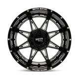 20X10 Moto Metal MO993 HYDRA GLOSS BLACK MILLED 5X127