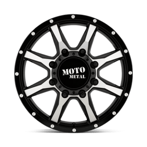 20X8.25 Moto Metal MO995 GLOSS BLACK MACHINED 8X210