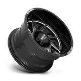 20X10 Moto Metal MO997 HURRICANE GLOSS BLACK MILLED - LEFT 6X135