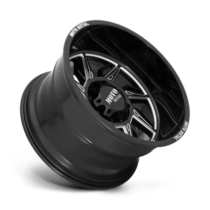 20X10 Moto Metal MO997 HURRICANE GLOSS BLACK MILLED - LEFT 6X135