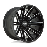 20X9 Moto Metal MO998 KRAKEN GLOSS BLACK MILLED 8X170