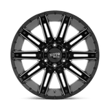 20X9 Moto Metal MO998 KRAKEN GLOSS BLACK MILLED 5X127