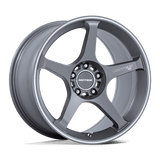 17X8.5 Motegi MR159 BATTLE V GUNZILLA W MACHINED LIP STRIPE 5X114.3