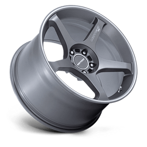 18X8.5 Motegi MR159 BATTLE V GUNZILLA W MACHINED LIP STRIPE 5X114.3