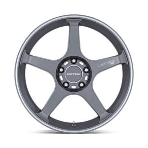 17X9.5 Motegi MR159 BATTLE V GUNZILLA W MACHINED LIP STRIPE 5X114.3