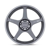 18X8.5 Motegi MR159 BATTLE V GUNZILLA W MACHINED LIP STRIPE 5X114.3