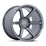 19X8.5 Motegi MR160 BATTLE VI GLOSS GUNZILLA W/ MACHINED LIP 5X120