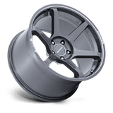 19X8.5 Motegi MR160 BATTLE VI GLOSS GUNZILLA W/ MACHINED LIP 5X120