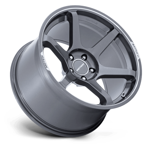 19X8.5 Motegi MR160 BATTLE VI GLOSS GUNZILLA W/ MACHINED LIP 5X114.3