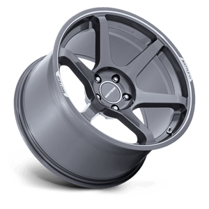 18X10.5 Motegi MR160 BATTLE VI GLOSS GUNZILLA W/ MACHINED LIP 5X120