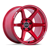 18X9.5 Motegi MR160 BATTLE VI CHERRY RED METALLIC W/ MCH LIP 5X114.3
