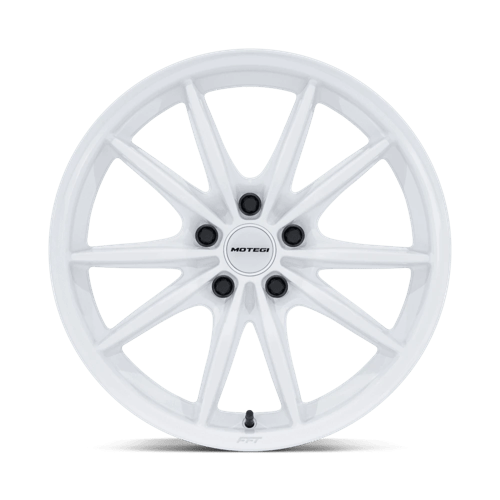 18X8.5 Motegi MR162 ZENTOKU GLOSS WHITE 5X114.3