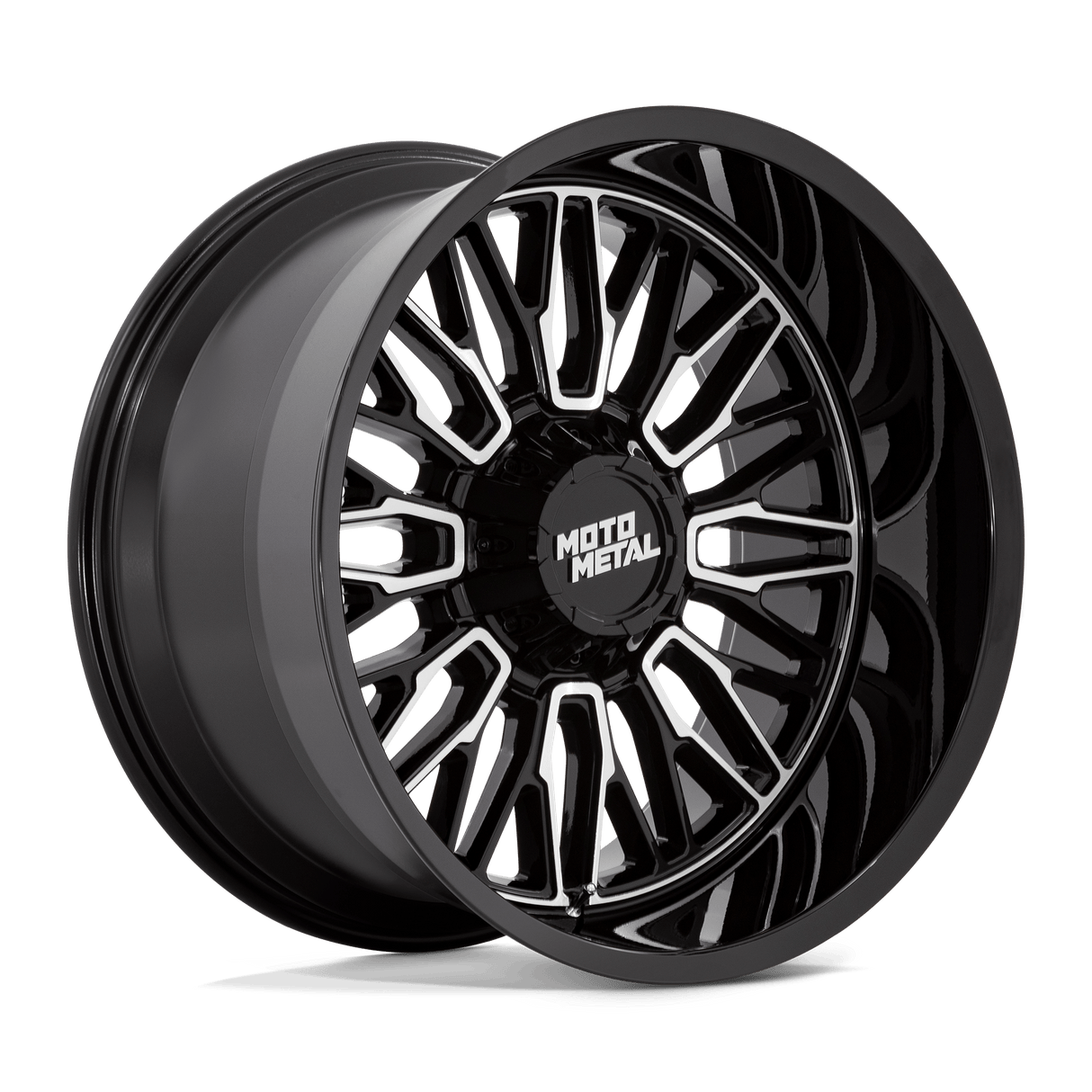 20X10 Moto Metal MO809 STINGER GLOSS BLACK MACHINED 8X170