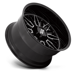 22X12 Moto Metal MO809 STINGER GLOSS BLACK MACHINED 8X180