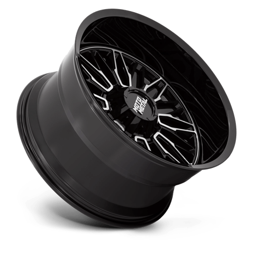 22X10 Moto Metal MO809 STINGER GLOSS BLACK MACHINED 8X180