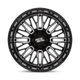 22X12 Moto Metal MO809 STINGER GLOSS BLACK MACHINED BLANK