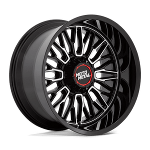 22X12 Moto Metal MO809 STINGER GLOSS BLACK MACHINED BLANK