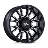 17X9 Moto Metal MO810 LEGACY GLOSS BLACK MACHINED 8X165.1