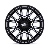17X9 Moto Metal MO810 LEGACY GLOSS BLACK MACHINED 6X120/6X139.7