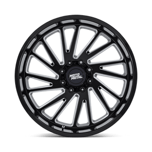 22X10 Moto Metal MO811 COMBAT GLOSS BLACK MILLED 6X135