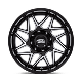 20X10 Moto Metal MO812 TURBINE GLOSS BLACK W/ MACHINED FACE 5X139.7