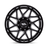 20X10 Moto Metal MO812 TURBINE GLOSS BLACK MILLED 5X139.7