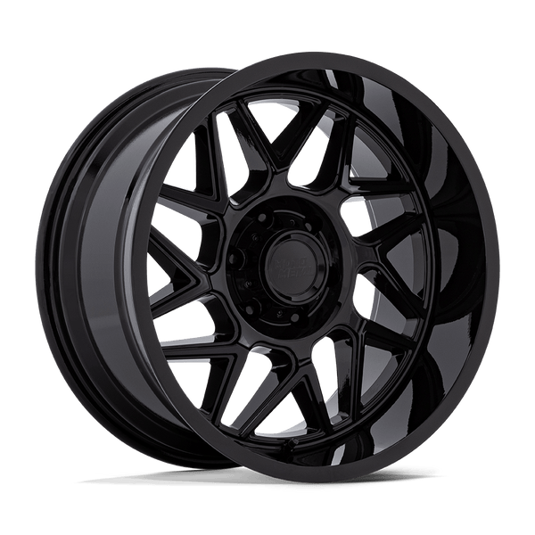 20X10 Moto Metal MO812 TURBINE RIMS - GLOSS BLACK 8X180