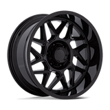 20X9 Moto Metal MO812 TURBINE GLOSS BLACK 5X139.7