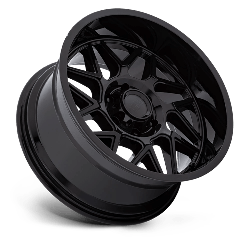 20X10 Moto Metal MO812 TURBINE RIMS - GLOSS BLACK 8X180