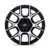 17X8.5 Moto Metal MO813 MASON GLOSS BLACK W/ MACHINED FACE 6X139.7