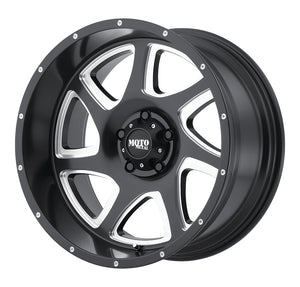 20X12 Moto Metal MO976 SATIN BLACK MILLED 5X127