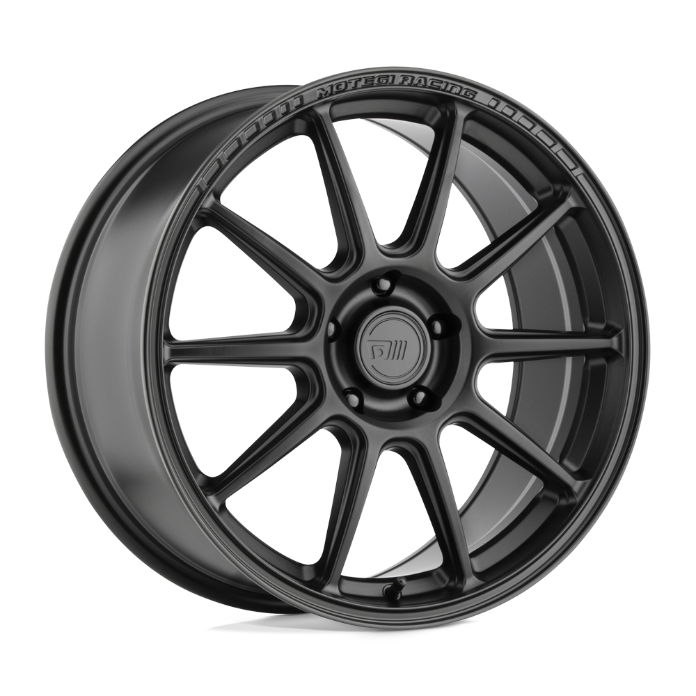 18X8.5 Motegi MR140 SS10 SATIN BLACK 5X112