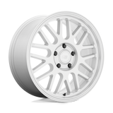 17X8 Motegi MR144 M9 HYPER SILVER 5X108