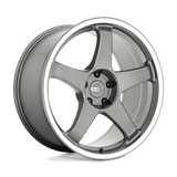 19X9.5 Motegi MR151 CS5 GUNMETAL W/ MACHINED LIP 5X114.3